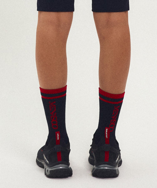 [5 PACK] RUNNING CREW FLOGGER FIT SOCKS - 3 COLORS BLACK