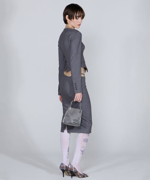 BODICES TWO PIECE WOOL BLAZER - 2 COLORS GREY