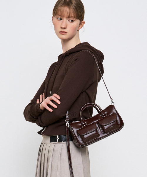 CHUBBY HALF BAG - 2 COLORS BLACK