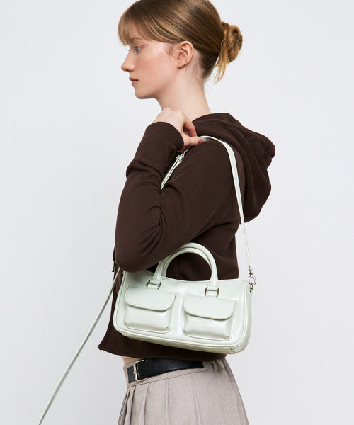 CHUBBY HALF BAG - 2 COLORS BLACK