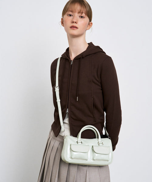 CHUBBY HALF BAG · - 2 COLORS BLACK
