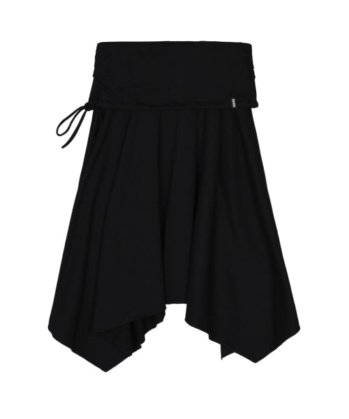 SHIRRING FLARE MIDI SKIRT #徐睿知同款! BLACK