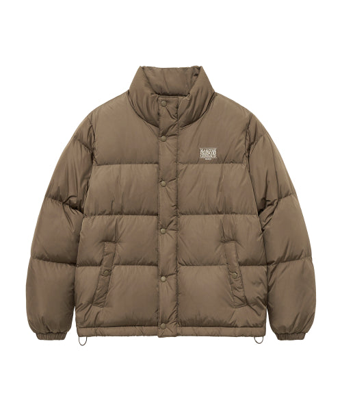 CLASSIC LOGO DUCK DOWN PUFFER BROWN