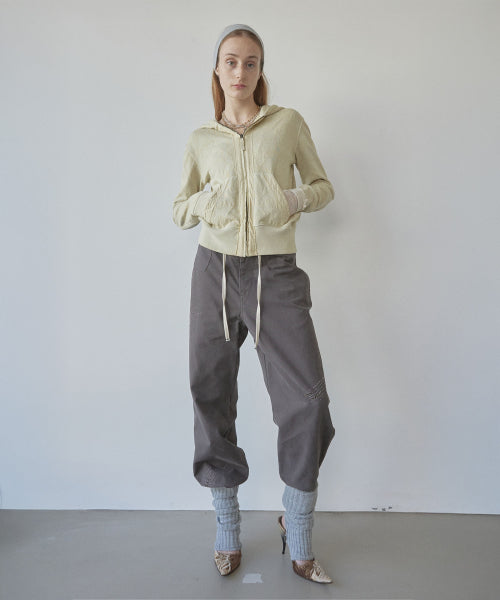 JACQUARD HOODIE ZIP UP - 4 COLORS AS SHOWN