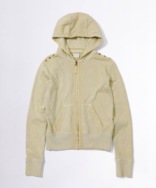 JACQUARD HOODIE ZIP UP - 4 COLORS AS SHOWN