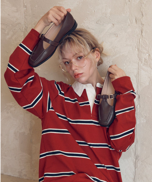 SQUARE BUCKLE BROWN