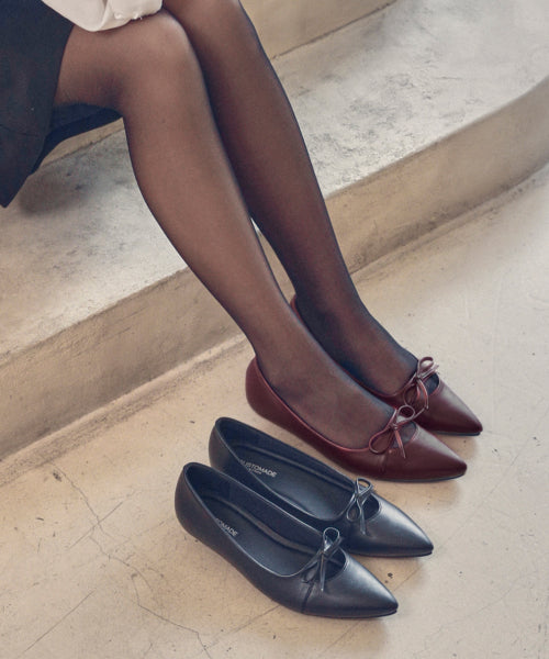 RIBBON KITTEN HEEL TEAL