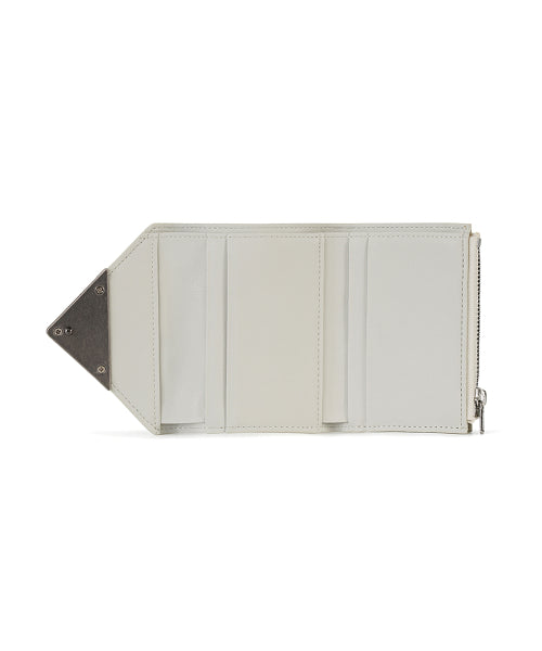 MATT TRIANGLE WALLET - 4 COLORS CREAM