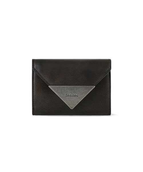 MATT TRIANGLE WALLET - 4 COLORS BROWN