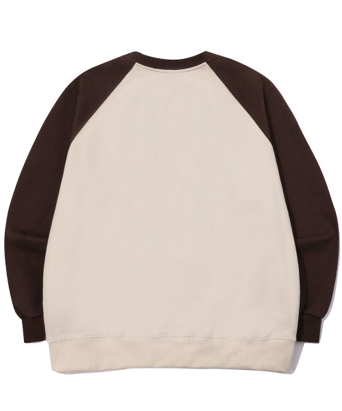 DO IT BETTER RAGLAN SWEATSHIRT BROWN