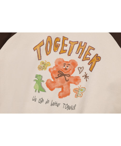 DO IT BETTER RAGLAN SWEATSHIRT BROWN
