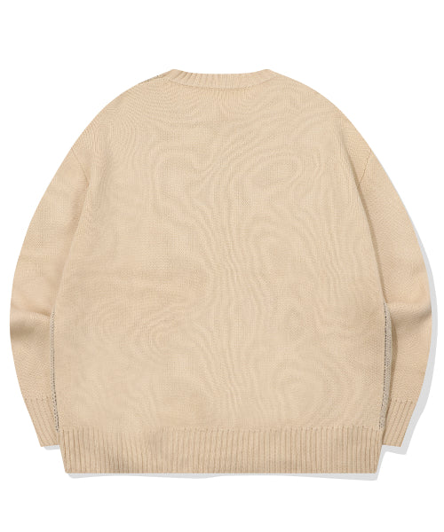 DAY PULLOVER SWEATER - 2 COLORS CREAM