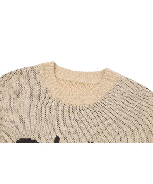 DAY PULLOVER SWEATER - 2 COLORS CREAM