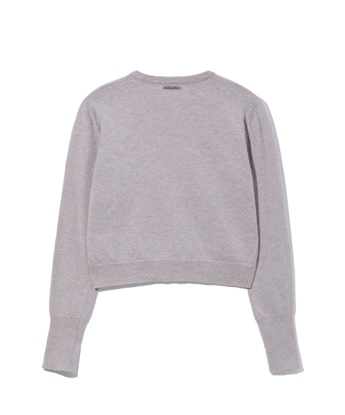 SOFT BASIC CARDIGAN BAG - 2 COLORS PINK GRAY