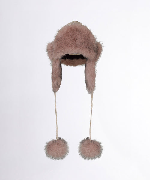 JACQUARD TROOPER HAT PALE AS SHOWN