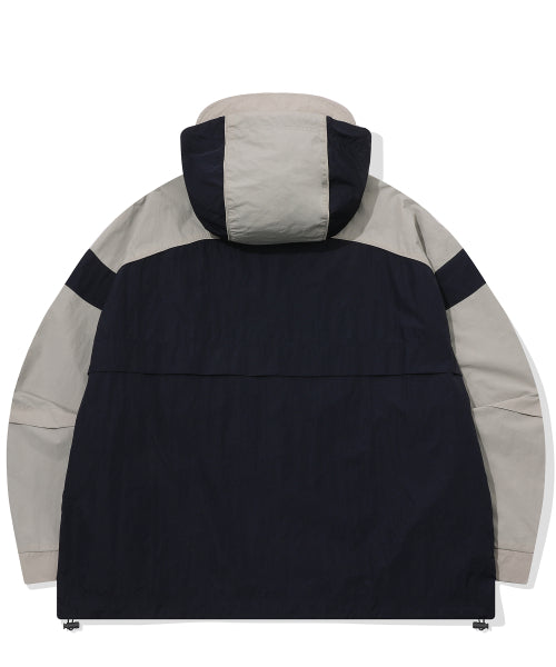 HOOD WINDBREAKER - 2 COLORS NAVY