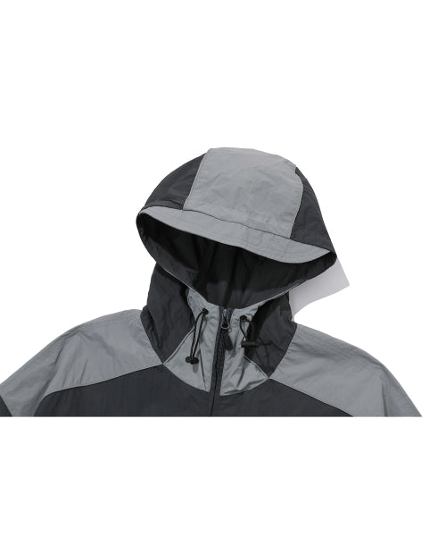 HOOD WINDBREAKER - 2 COLORS CHARCOAL