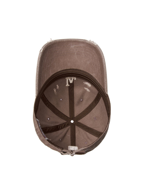 DAMAGE WASHED UNSTRUCTURED BALL CAP NY #KARINA同款! - 6 COLORS BROWN
