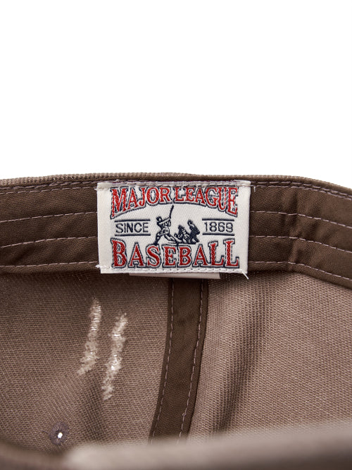 DAMAGE WASHED UNSTRUCTURED BALL CAP NY #KARINA同款! - 6 COLORS BROWN