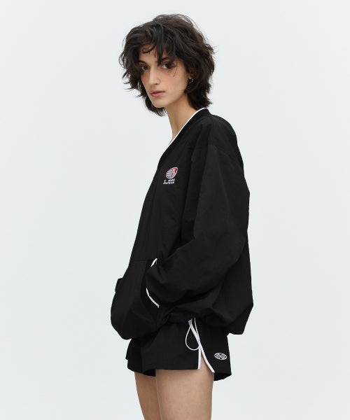 RUNNING TRACK NYLON SHORTS - 3 COLORS BLACK