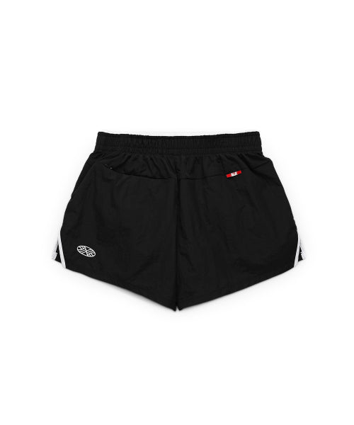 RUNNING TRACK NYLON SHORTS - 3 COLORS BLACK