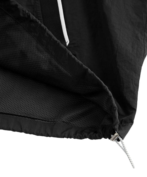 HEARTTRACK VNECK NYLON ANORAK JACKET - 3 COLORS BLACK