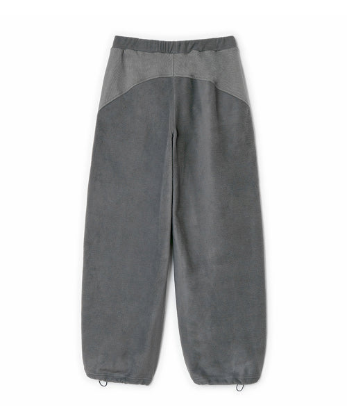 DRAW STRING FLEECE PANTS - 3 COLORS CHARCOAL