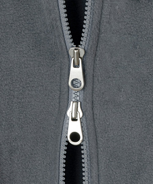 DRAW STRING FLEECE - 3 COLORS CHARCOAL