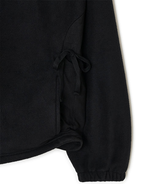 DRAW STRING FLEECE - 3 COLORS BLACK