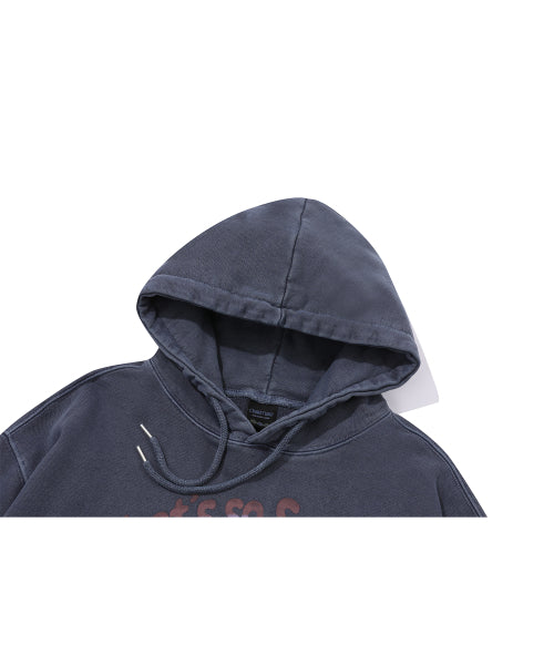 CAKE TEE PIGMENT HOODIE - 2 COLORS BLUE