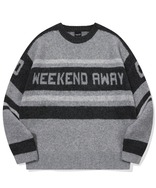 BRUSHED KNIT - 2 COLORS CHARCOAL