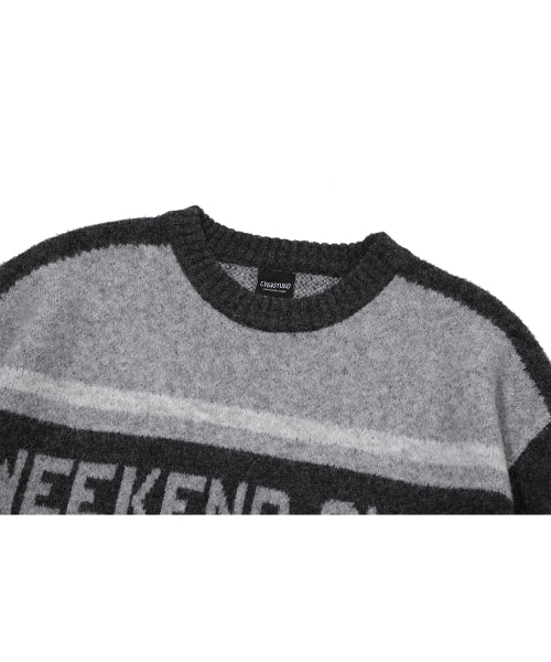 BRUSHED KNIT - 2 COLORS CHARCOAL