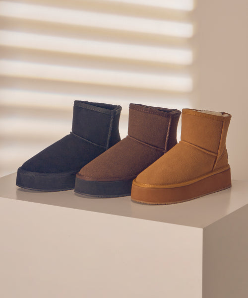 PLATFORM BOOTS BLACK