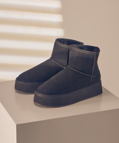 PLATFORM BOOTS BLACK