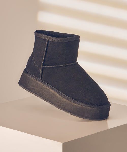 PLATFORM BOOTS BLACK