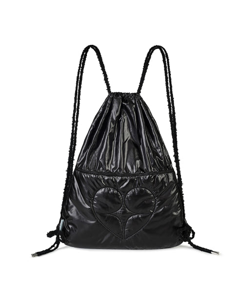 HEART STRING BAG - 6 COLORS BLACK