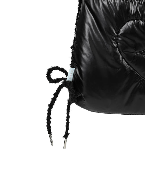 HEART STRING BAG - 6 COLORS BLACK