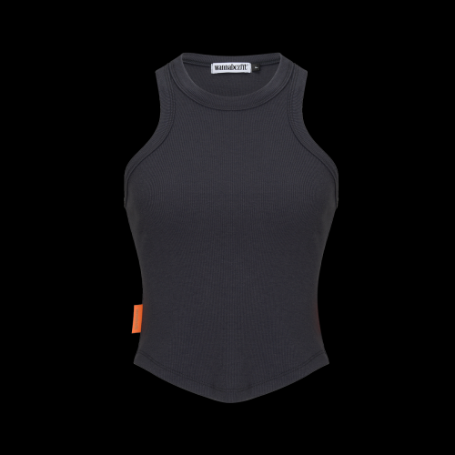 CROP TOP - 5 COLORS CHARCOAL