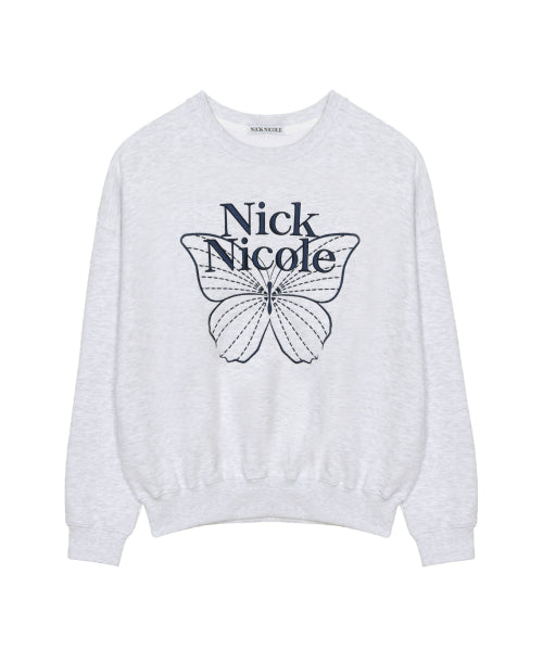 VOLUME BUTTERFLY SIGNATURE SWEATSHIRT #徐睿知同款! - 10 COLORS NAVY