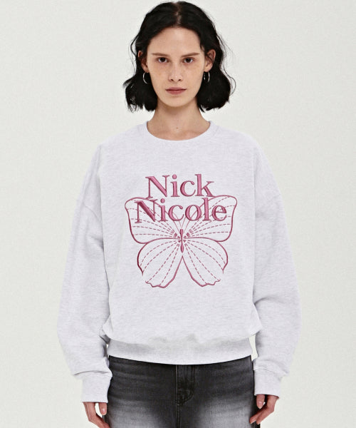 VOLUME BUTTERFLY SIGNATURE SWEATSHIRT #徐睿知同款! - 10 COLORS AS SHOWN