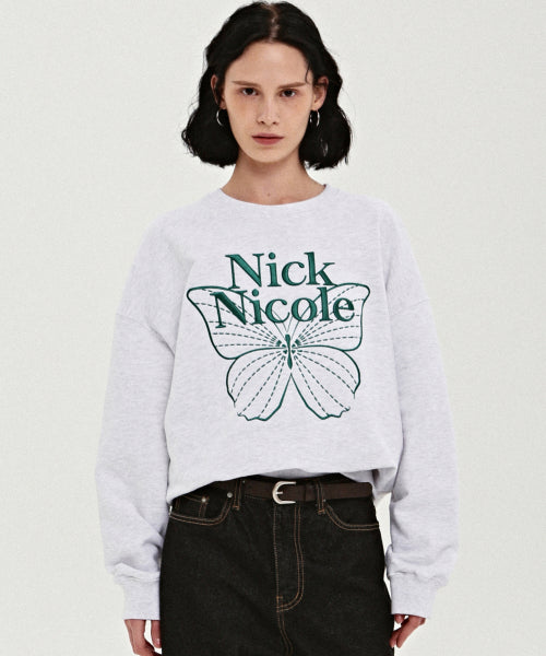 VOLUME BUTTERFLY SIGNATURE SWEATSHIRT #徐睿知同款! - 10 COLORS AS SHOWN