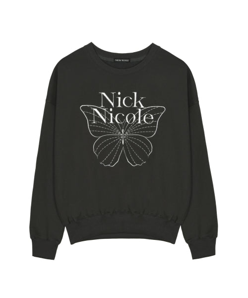 VOLUME BUTTERFLY SIGNATURE SWEATSHIRT #徐睿知同款! - 10 COLORS SILVER