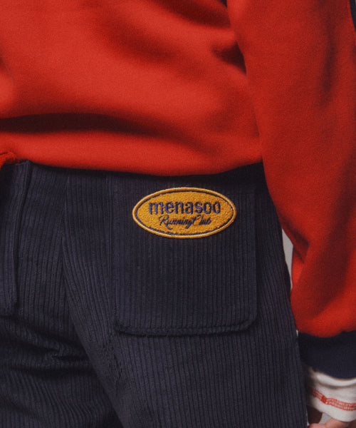 CORDUROY STRAIGHT PANTS - 4 COLORS NAVY