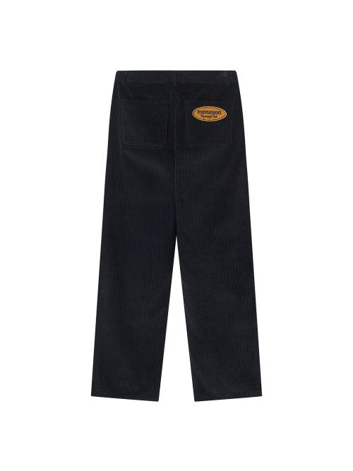 CORDUROY STRAIGHT PANTS - 4 COLORS NAVY