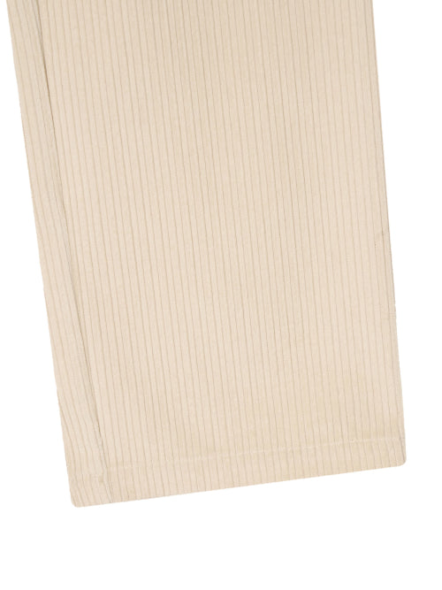 CORDUROY STRAIGHT PANTS - 4 COLORS CREAM