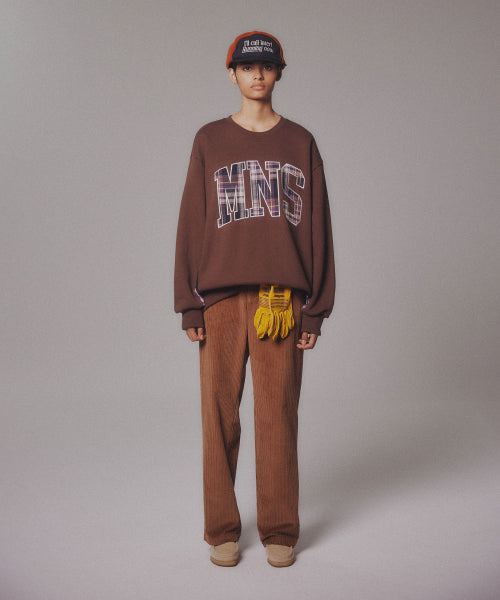 CORDUROY STRAIGHT PANTS - 4 COLORS BROWN