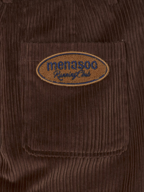 CORDUROY STRAIGHT PANTS - 4 COLORS BROWN