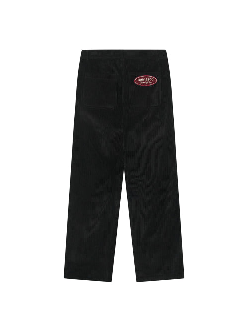 CORDUROY STRAIGHT PANTS - 4 COLORS BLACK