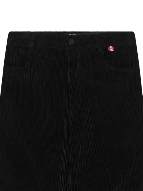 CORDUROY STRAIGHT PANTS - 4 COLORS BLACK