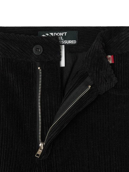 CORDUROY STRAIGHT PANTS - 4 COLORS BLACK